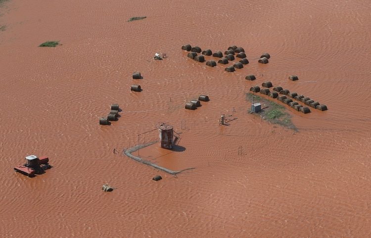 flood inundación Oklahoma