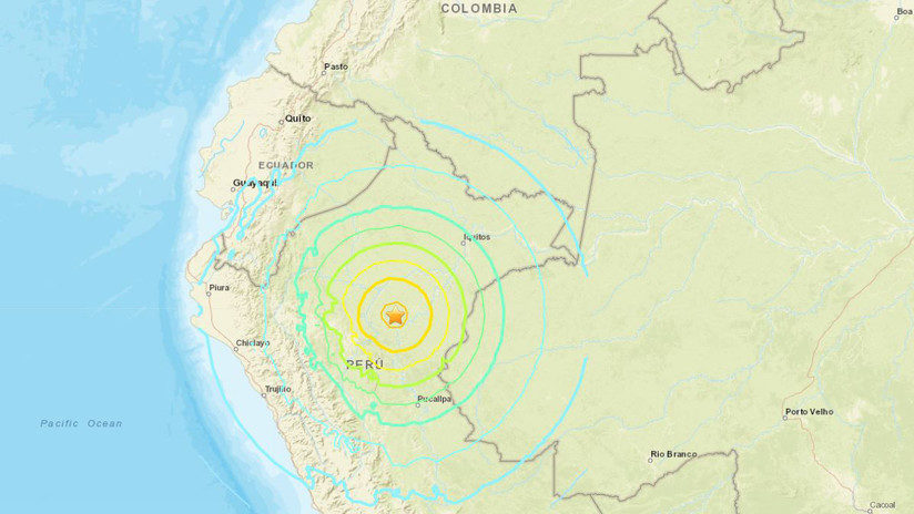 earthquake Peru USGS