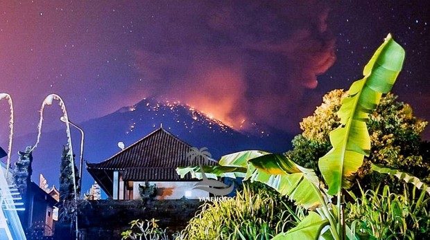 volcán del Monte Agung - Wayan Kartika/via Reuters