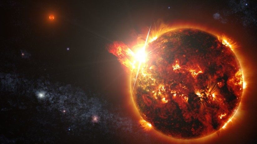 sun explosion