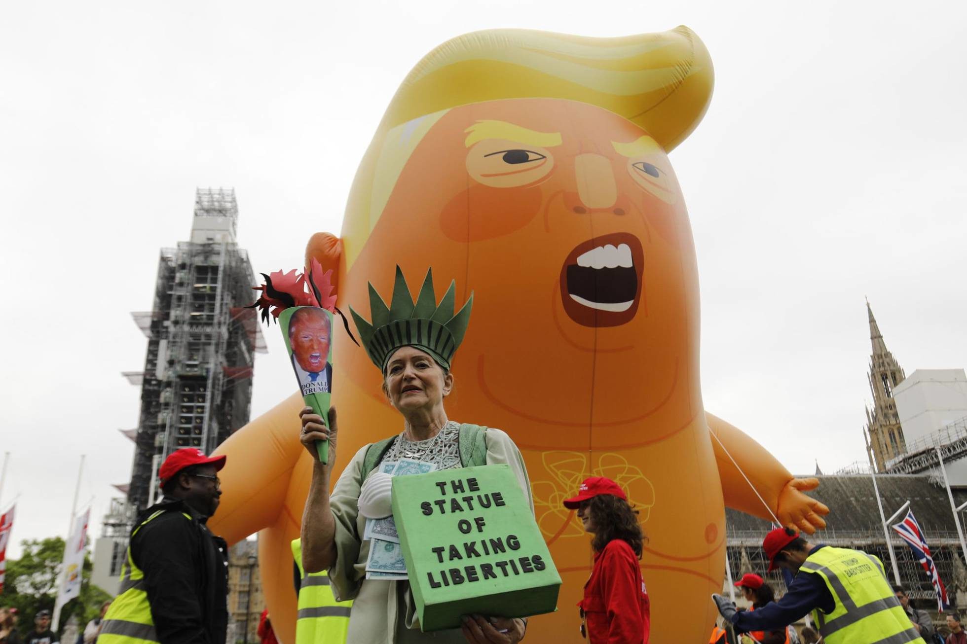inflatable Trump London