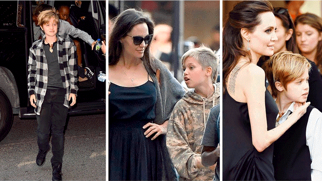 Shiloh Jolie-Pitt, hija de la actriz Angelina Jolie,