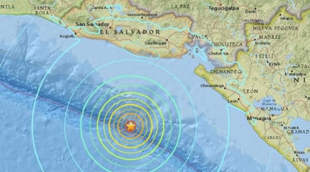 Un sismo de magnitud 5.7 en la escala abierta de Richter se registró este lunes 10 de junio del 2019 en la costa del Pacífico de El Salvador.