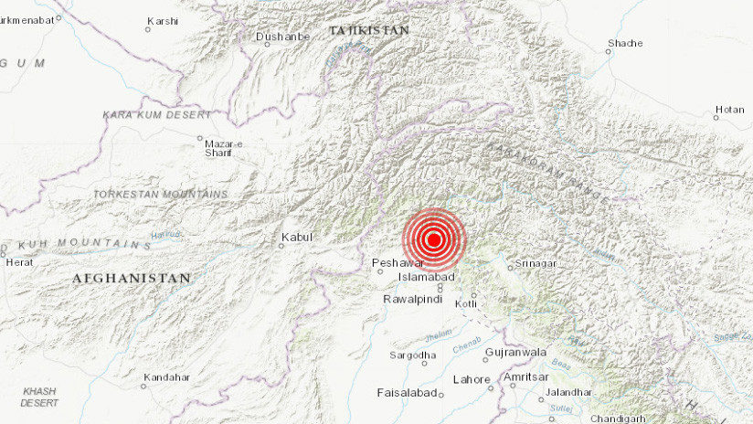sismo Pakistán