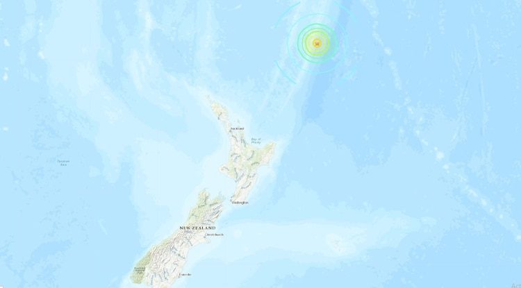 sismo de magnitud 7,4 registrado norte de Nueva Zelanda