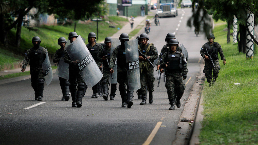 policía militar Honduras