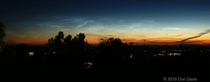noctilucent clouds southern california