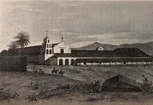 El verdadero genocidio de California que desmonta parte de la Leyenda Negra española,Misión de San Diego de Alcalá,, en California. Siglo XIX