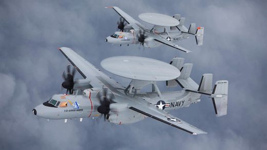 The E-2D Hawkeye is one of the most capable aerial surveillance platforms ever created.