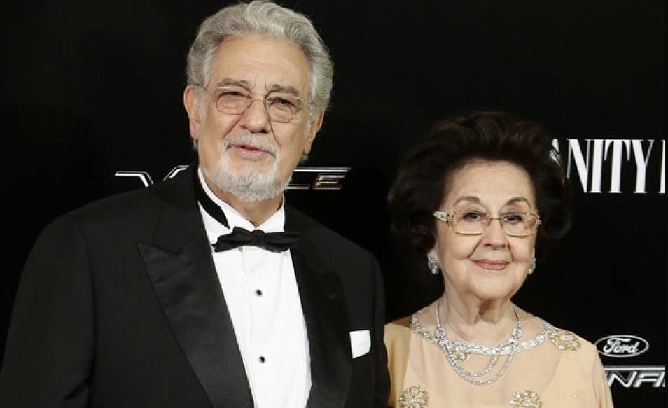 Plácido Domingo y Marta Ornelas
