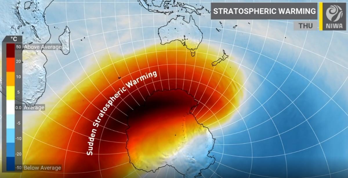 ‘Sudden Stratospheric Warming’ event could bring icy weather to New Zealand