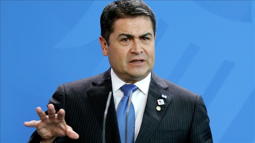 El presidente de Honduras, Juan Orlando Hernández. (Mehmet Kaman - Agencia Anadolu)