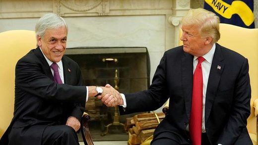 Piñera Donald Trump