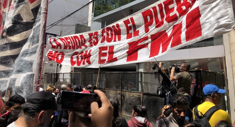 protestas FMI Argentina