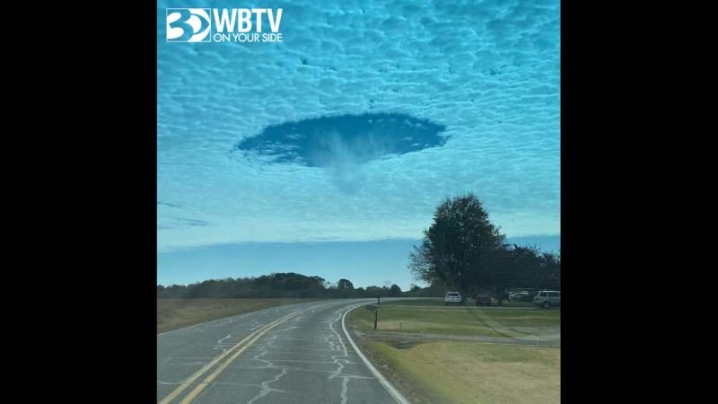 hole punch cloud in NC