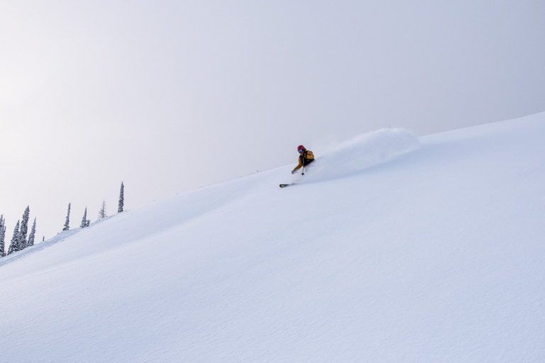 Fernie has opened more terrain after good snowfalls this week and Robin Siggin snared some freshies yesterday