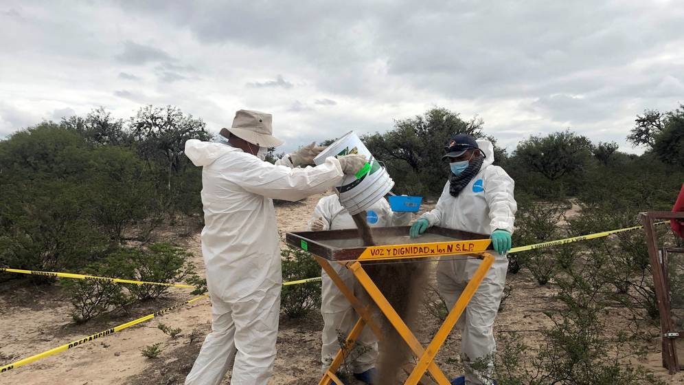 En los últimos 13 meses, México ha recuperado 1.124 cadáveres de fosas clandestinas