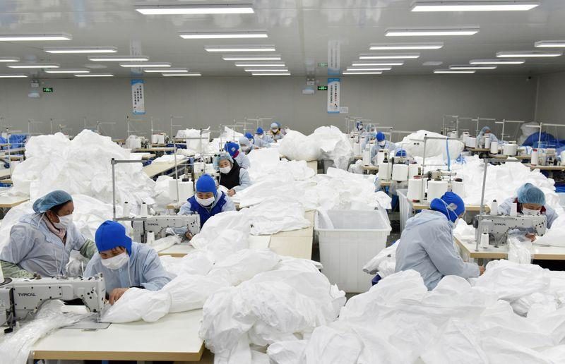 Trabajadores china