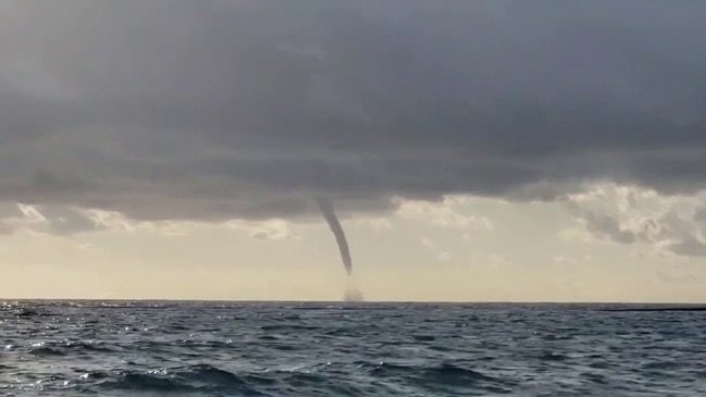 Waterspout swirls off Florida's southeast coast