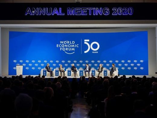 Reunión en Davos