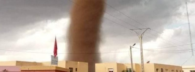 Tornado in Oued Zem, Morocco on March 15