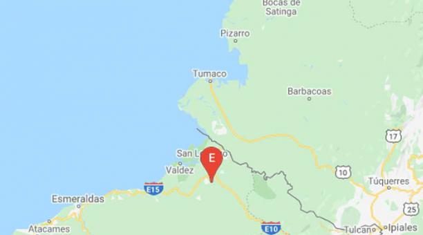 El sismo se registró en San Lorenzo, provincia de Esmeraldas, según el Instituto Geofísico.