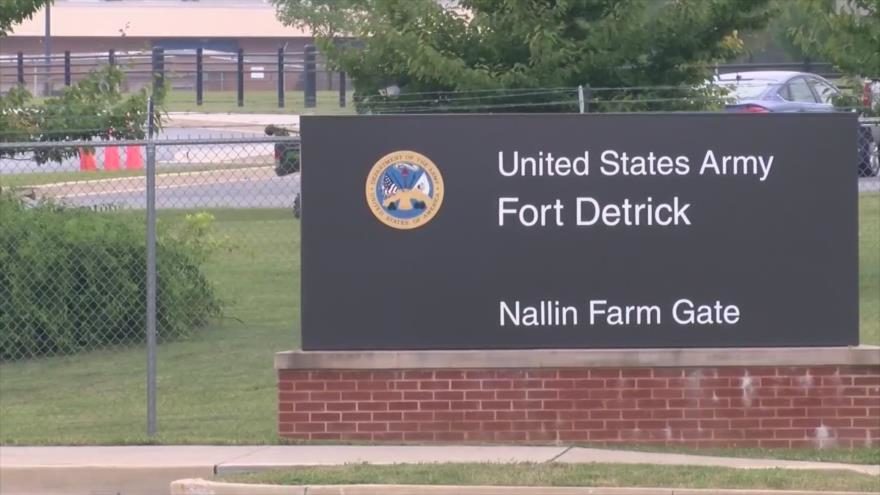 Fort Detrick, una instalación del Comando Médico del Ejército de Estados Unidos ubicada en Frederick, Maryland.