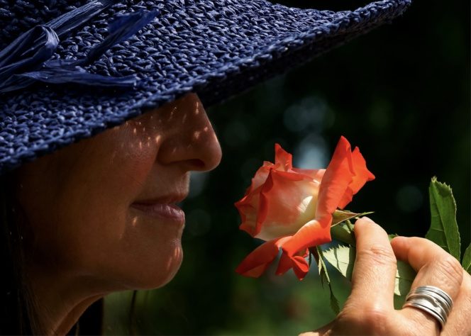 oler flor