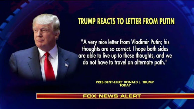 Trumps react to letter from Putin
