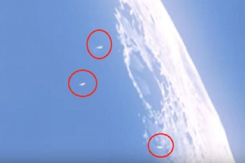 Usuario canadiense capta impresionantes ovnis en la Luna