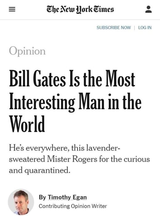 bill gates interesting