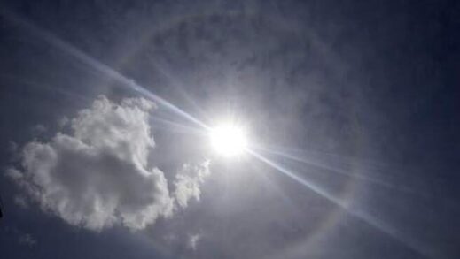 Detectado un extraño arcoíris que rodea al Sol durante el terremoto en México