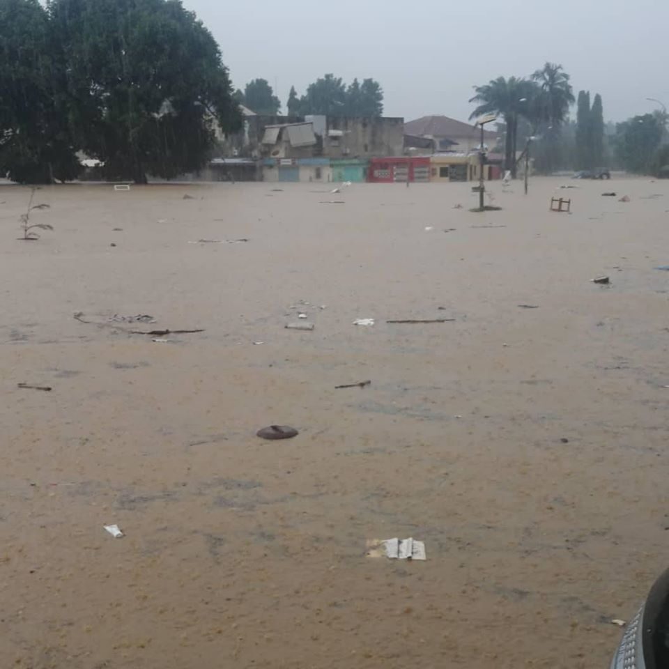 Floods in Abidjan District, Cote D’Ivoire, 25 June 2020.