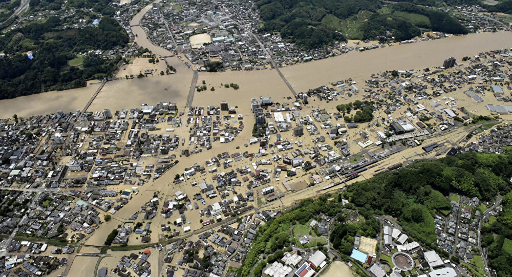 inundaciones japon