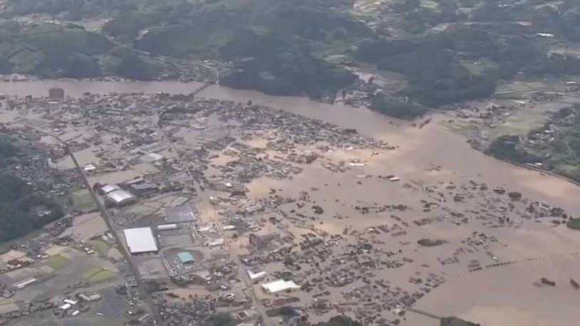 Meteorologist Heather Tesch says the death toll is expected to rise after flooding in Japan.
