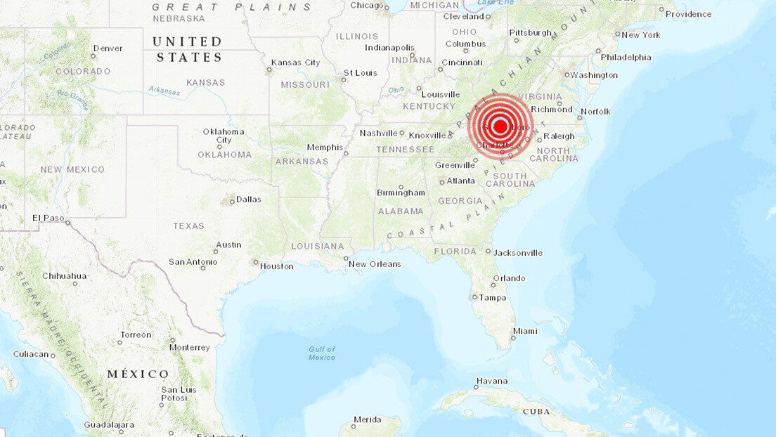 north carolina earthquake