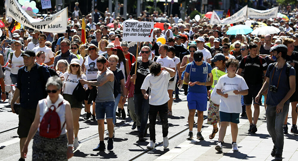 Germany protests covid