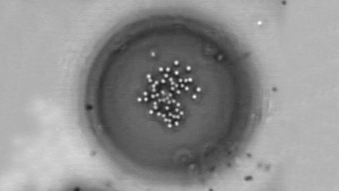 freezing warm particle