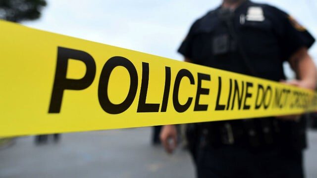 police tape, police line