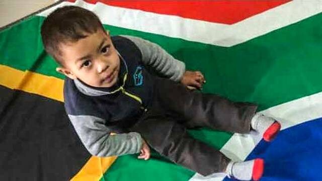The mute and deaf three-year-old boy Luqmaan Jardien who was dragged out of his house and mauled to death by neighbours pit bull, in Turflyn Walk, Hanover Park.