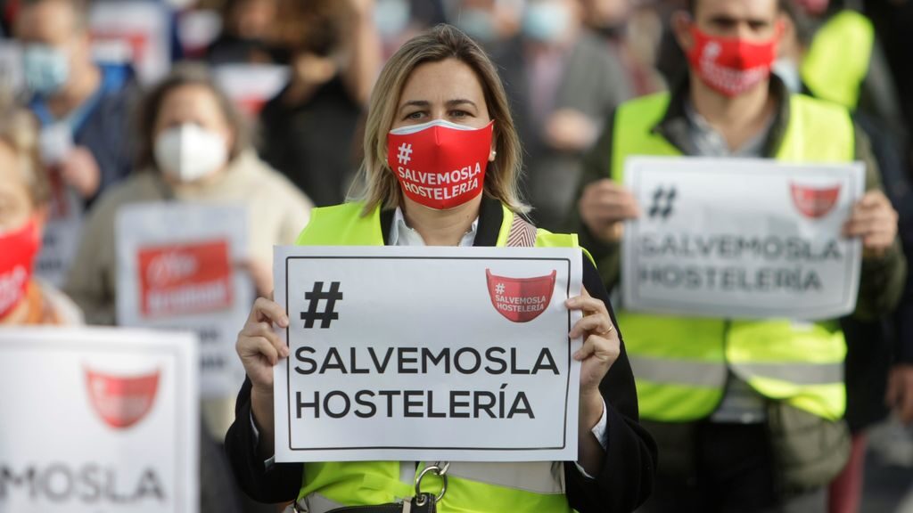 La hostelería se manifesta por toda España sin apenas cobertura mediática