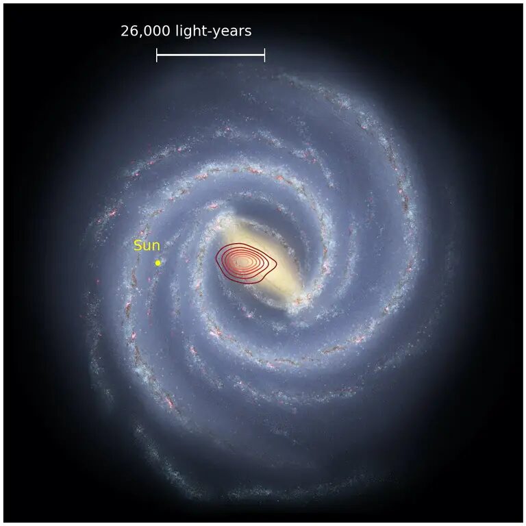 Clic para aumentar Astrónomos hallan una