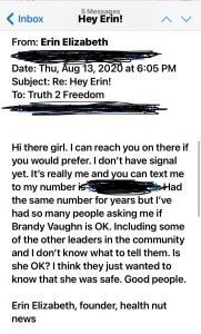 Brandy Vaughan Email