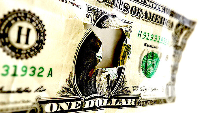 dollar w hole