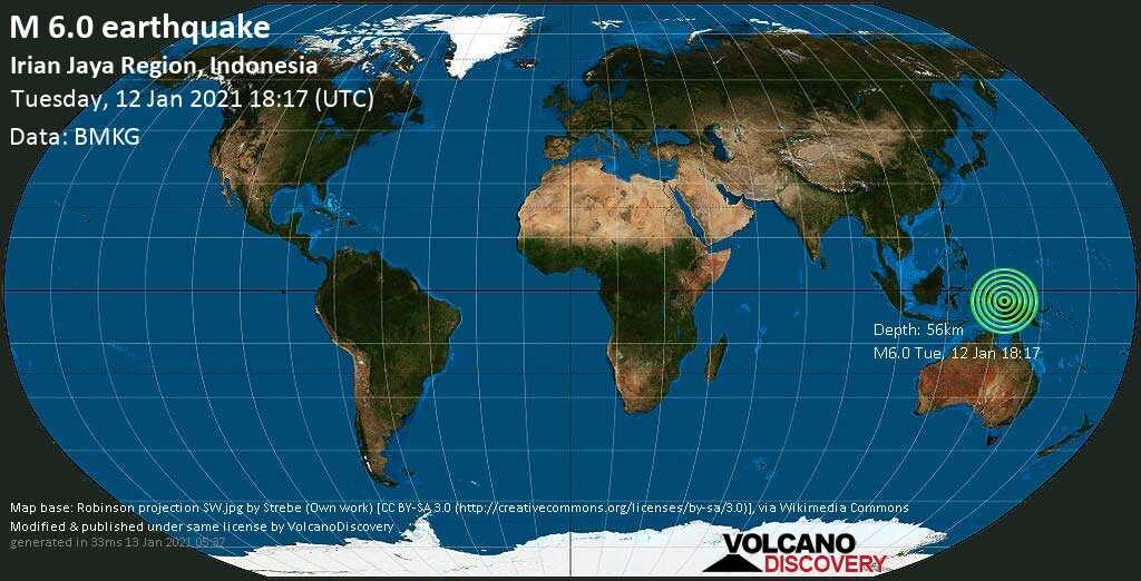Earthquake off Indonesia