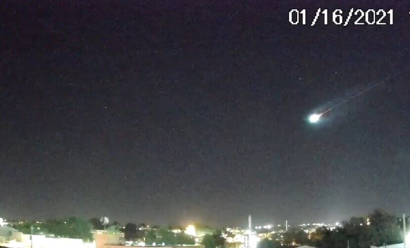Meteor fireball over Puerto Rico
