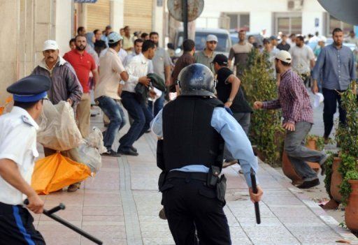 manifestantes maruecos