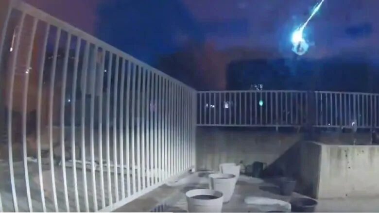 Alberta meteor fireball