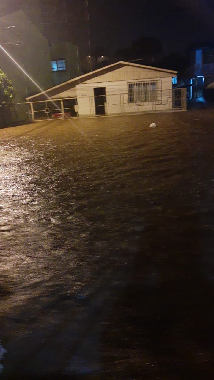 Floods in Lagoa Vermelha, March 2021.