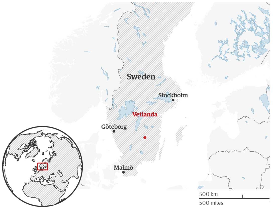 Map Sweden